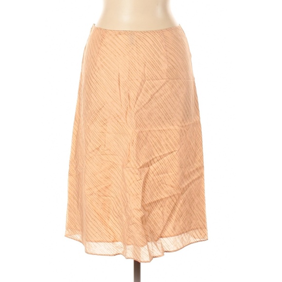 J. Crew Peach Pink Pencil Silhouette Skirt - Picture 2 of 8